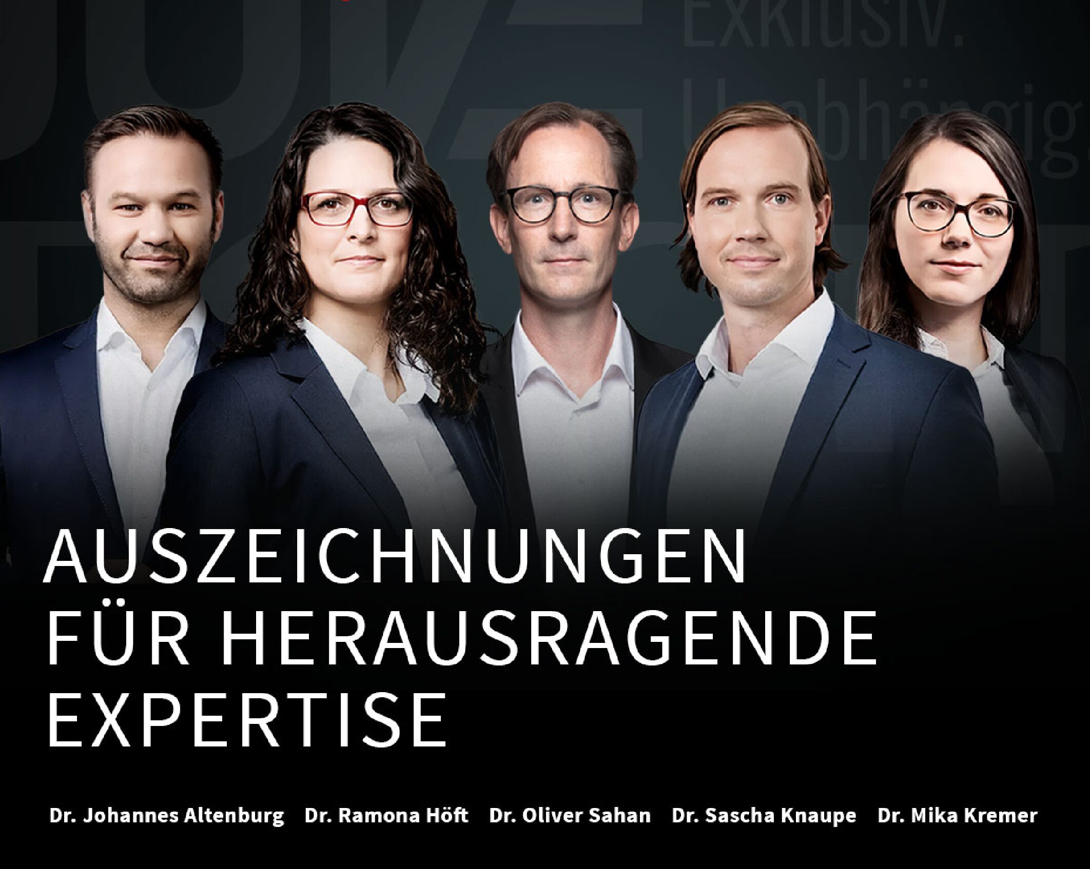 ROXIN ausgezeichnet im JUVE Ranking, im FOCUS Recht & Rat Ranking und vom F.A.Z. Institut